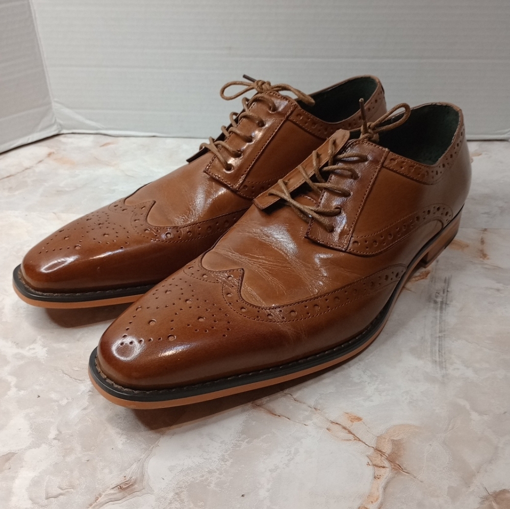 Stacy Adams Tinsley Wingtip Oxfords Men's Size 10 D